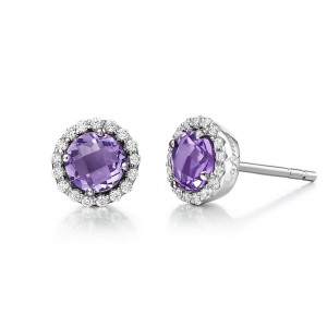 Lafonn February Birthstone Earrings