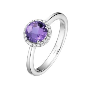 Lafonn February Birthstone Ring