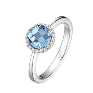 Lafonn March Birthstone Ring